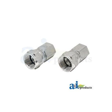 A & I Products Female JIC Swivel X Female NPT Straight Adapter 3.75" x4" x2" A-43D23